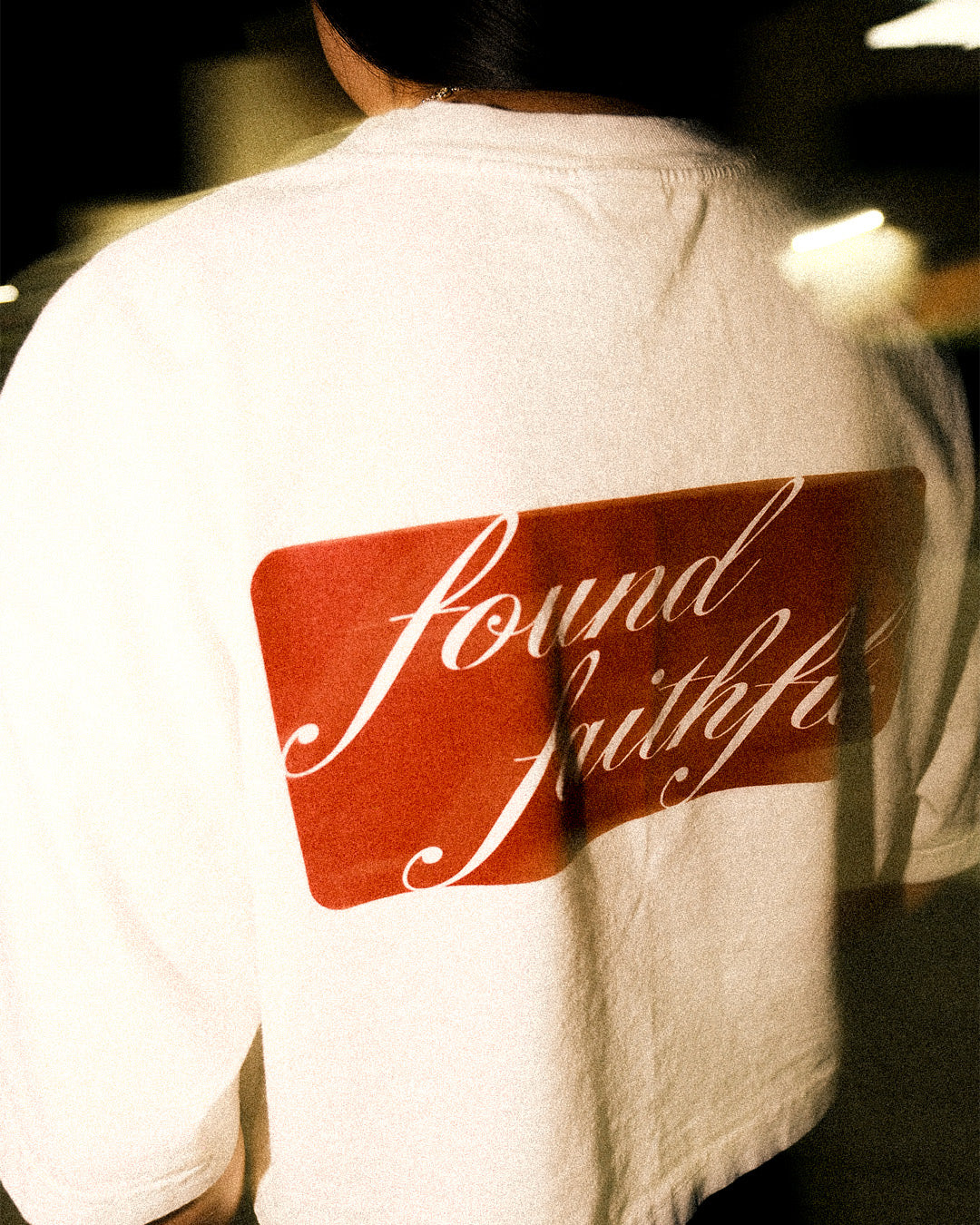 Found Faithful Cropped Tee - Vintage White